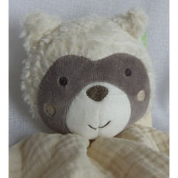 Babydream - Schmusetuch - Waschbär - Musselin - beige - ca. 40 cm lang
