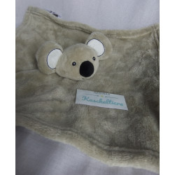 Kik / Ergee - Schmusetuch - Koala - grau - mit Rasselgeräusch - ca. 30 cm x 30 cm groß