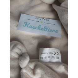 copy of Inware GmbH - Plüschtier - Ziege weiß mit Halstuch weiß mit Blumenmotiven  - ca. 28 cm groß - Schlenker