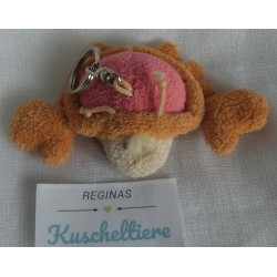 Nici - Schlüsselanhänger - Seafriends Krabbe - rosa, orange, beige - ca. 10 cm  groß