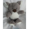 copy of Sunkid - Plüschtier - Maus - braun, lila , bunte Streifen - ca. 25 cm groß - sitzend