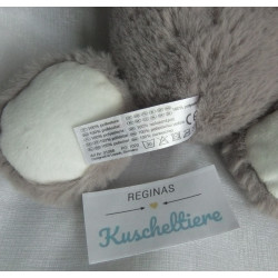 copy of Sunkid - Plüschtier - Maus - braun, lila , bunte Streifen - ca. 25 cm groß - sitzend