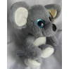 Sunkid - Plüschtier - Maus mit großen Augen - grau, weiß - ca. 35 cm groß - Schlenker