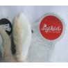 Sigikid - Schmusetuch - Hase Semmel Bunny gestreift und Halstuch blau mit weißen Punkten - ca. 22 cm lang