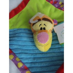 Nicotoy - Disney - Schmusetuch - Winnie Pooh - Tigger - bunt - ca. 20 cm x 20 cm groß